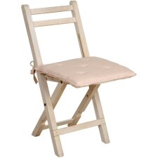 Chair cushion Etoffe de Clayre 40x40 cm with foam filling