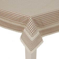 Tablecloth 130x180 cm beige Flower Basket