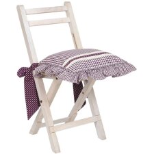 Chair cushion 40x40 cm aubergine FB Flower Basket