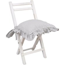 Chair cushion 40x40 dark gray Just check