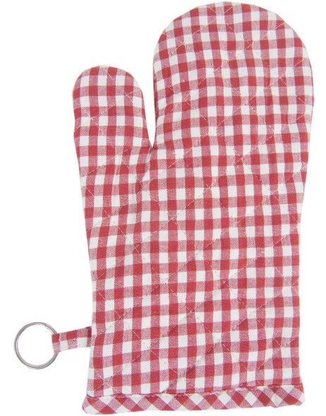 Oven Glove red Just check