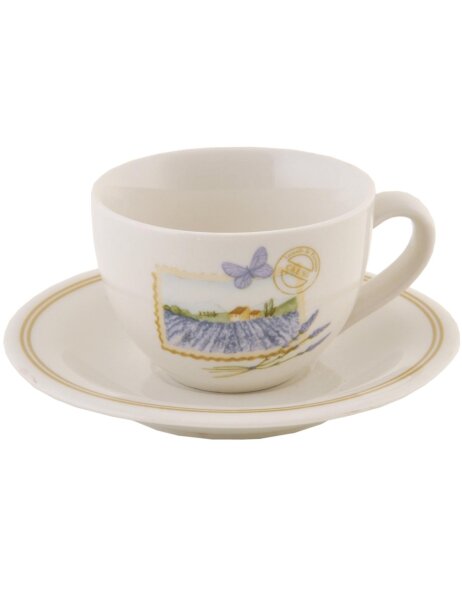 small cup and saucer for 100 ml