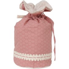 Laundry bag Lovely Heart pink