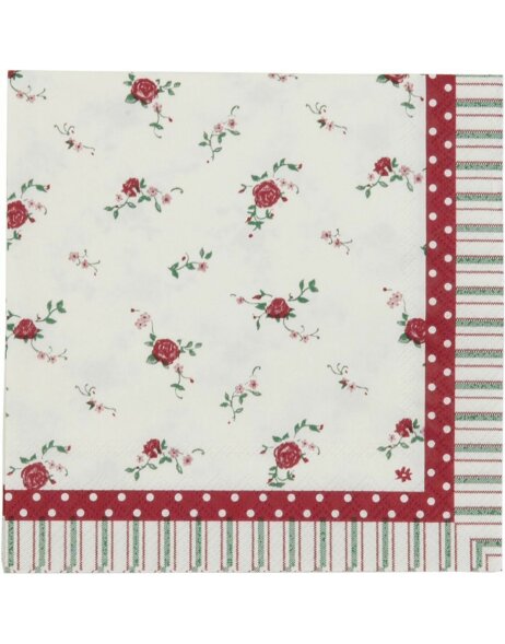 Paper napkins 33x33 cm La Petite Rose