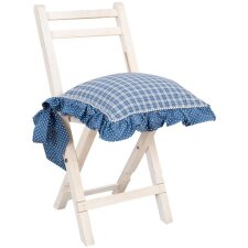 Chair cushion 40x40 cm Patch Work blue