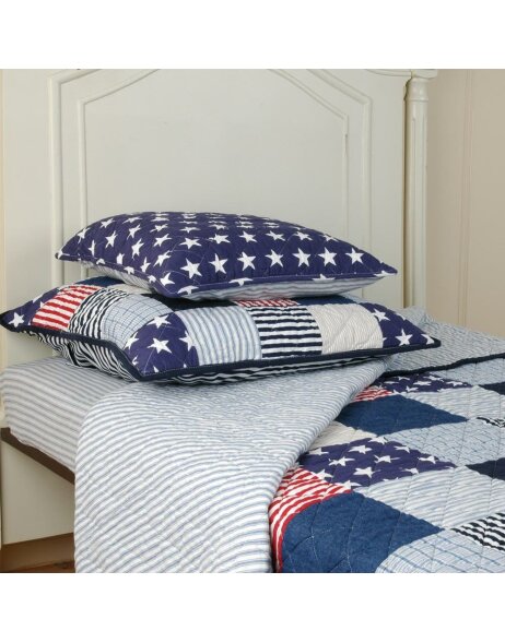 Tablecloth 150x150 cm Stars and Stripes blue