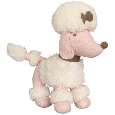 Stuffed animal QUEEN POODLE 35 cm pink