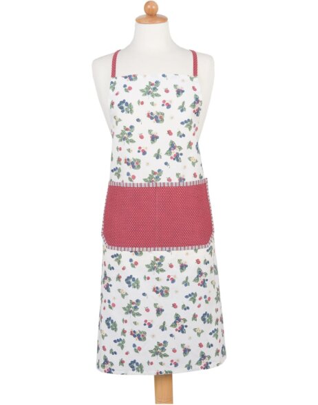 Kitchen apron 70x85 cm Very berry red
