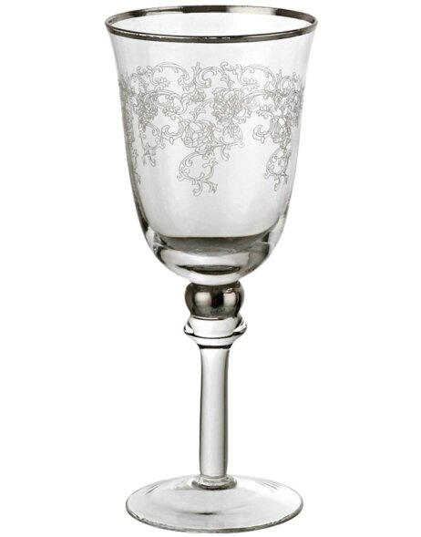 Bicchiere da vino con incisione &Oslash; 8x19 cm