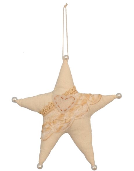 Estrella decorativa para colgar 15 cm