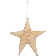 Estrella decorativa para colgar 15 cm
