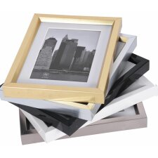 plastic frame 10x15 cm METALLICA - silver