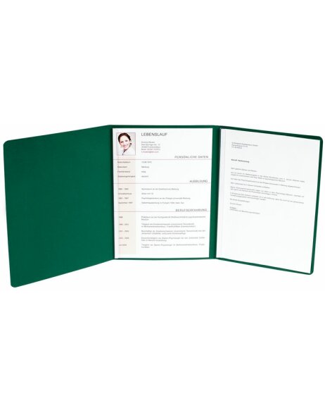 Application folder 3 pieces Manila Cap green
