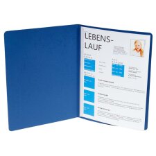 application file 2teilig blue with clamping rail leather