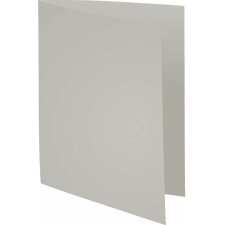 Pack of 100 file folders made from recycled cardboard 250g Foldyne Forever, for A4 Gray