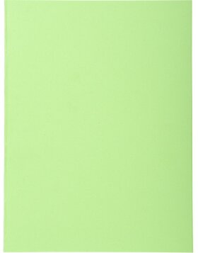 Pack of 100 file folders made from recycled cardboard 250g Foldyne Forever, for A4 Lime