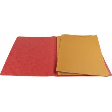 Document capacity up to 350 sheetsManila carton A4 red