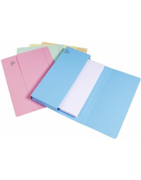 Pack of 10 folders with cap A4 sorted