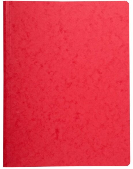 Schnellhefter mit Druck-Heftmechanik mit Kapazit&auml;t bis 350 Blatt aus Manila Karton 410g Nature Future, f&uuml;r Format DIN A4 Rot