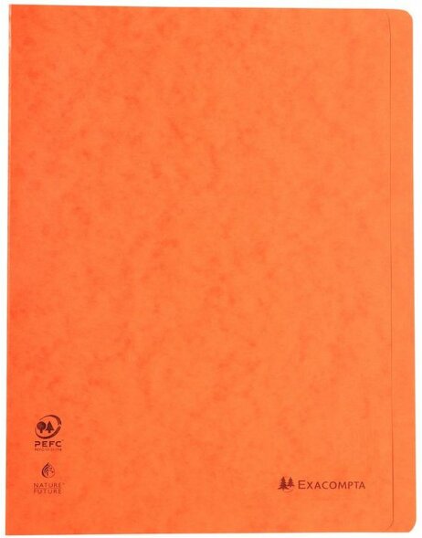 Schnellhefter aus Manila Karton 265g, f&uuml;r Format DIN A4 Orange