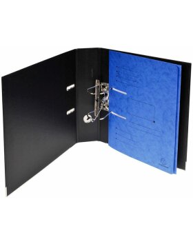 MANILA briefcase 3 flaps blue DIN A4