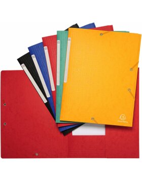 Binder A4 + 3 Scots red flaps assorted
