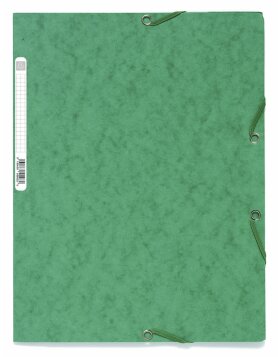 Binder with 3 flaps and elastic band Manila board 400g-m2...