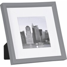 plastic frame 20x20 cm METALLICA - silver