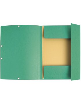 Binder with elastic and three flaps from Manila cardboard...