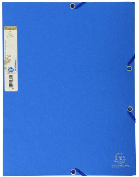 Binder with 3 flaps A4 Forever blue