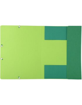 Binder with 3 flaps A4 Forever green