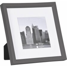 METALLICA plastic frame 20x20 cm  - dark grey
