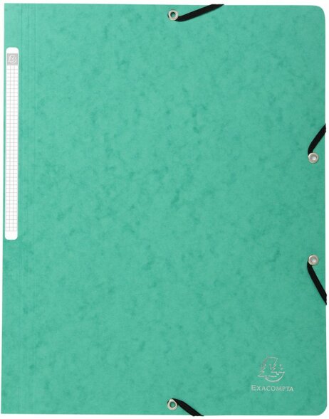 Carpeta esquinera verde para formato A4