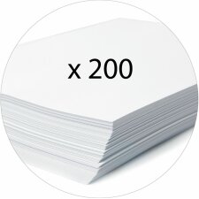 Archivbox Exabox Rücken 25mm mit Etikett aus Manila Karton 600g Nature Future, DIN A4 Schwarz