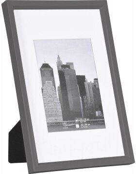 plastic frame METALLICA 20x30 cm - dark grey