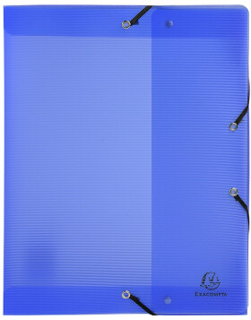 Archiefdoos met drukknoop gemaakt van PP 800µ rug 60mm Linicolor DIN A4 geassorteerde kleuren