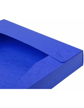 Scatola darchivio Cartobox piatta con dorso in cartone Manila da 25 mm Nature Future, DIN A4 Blu