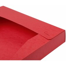 Boîte darchives 40mm dos Nature rouge