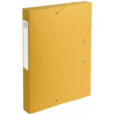 Archivbox 40mm Rücken Nature gelb