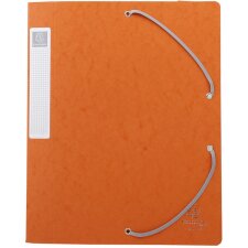 Caja archivo 40mm lomo Nature naranja