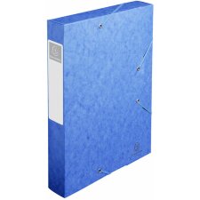 Archivbox Cartobox flach geliefert Rücken 60mm aus Manila Karton Nature Future, DIN A4 Blau