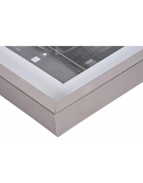 METALLICA plastic frame 30x30 cm - dark grey