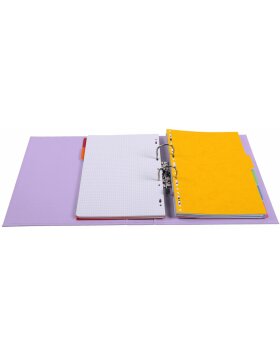 Folder A4 Premium 70mm pastelowy liliowy