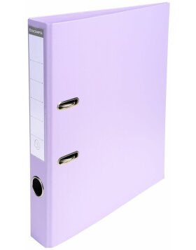 Classeur à levier Exacompta A4 Premium 50mm lilas pastel