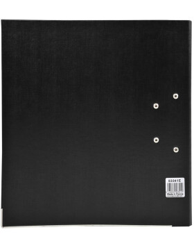 PREMTOUCH folder made of PP with two rings, back 80mm, A4 overwidth Black