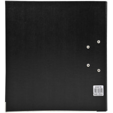 PREMTOUCH folder made of PP with two rings, back 80mm, A4 overwidth Black