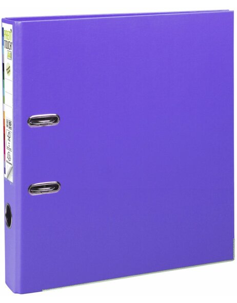 Folder A4 50mm fioletowy ekstra szeroki