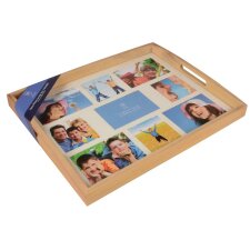 Picture tray in wood - 9 photos - natural
