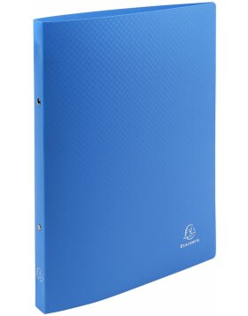 Ring binder made of PP with 2 rings DIN A4 blue