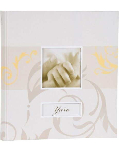 Baby album Yara - gold - neutral - 28x30,5 cm